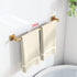 24" 2 Pack MKO Towel Bar for Bathroom, Towel Racks for Bathroom Hanger Wall Mounted, Hand Towel Holder Rod with Metal