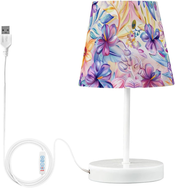 ALAZA Bedside Lamp Unicorn Rainbow Horse Table Lamp for Bedroom Desk Lamp