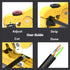 Yankok Universal Stripping and Cutting Tool - For Round and Flat STP UTP Cat5 Cat6 Cat7 Ethernet and Coaxial Cables