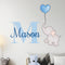 EGD Elephant Wall Decor Stickers for Baby Girl or Boy I Custom