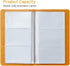 Sooez Leather Business Card Book Holder Organizer, 240 Capacity PU Name Card Storage File for Men Women