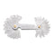 British Whitworth 4G-62G Screw Thread Pitch Gauge Tool, Pitch Cutting Gauge Caliper for Industrial Measurement