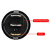 Round Rocker Switch ON-Off SPST, 3 Terminals Red Light, 10A 250VAC, 5 Pack.