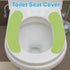 LifCratms Toilet Seat Cover, Washable & Reusable, Elastic Bathroom Toilet Seat Cover (Green