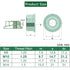 QYIMLI 20Pcs M10 1.25mm x Flange Nut, Carbon Steel Thread Hardware Nuts Serrated Flange Lock Nuts Metric Hex Flange