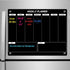 Weekly Dry Erase Board for Refrigerator, Black Acrylic Calendar Note Board, Double-Sided Planner