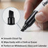 Dry Erase Markers Bulk, 96 Pack Black Chisel Tip Low Odor Whiteboard Markers for School, Office, Writing on White Board