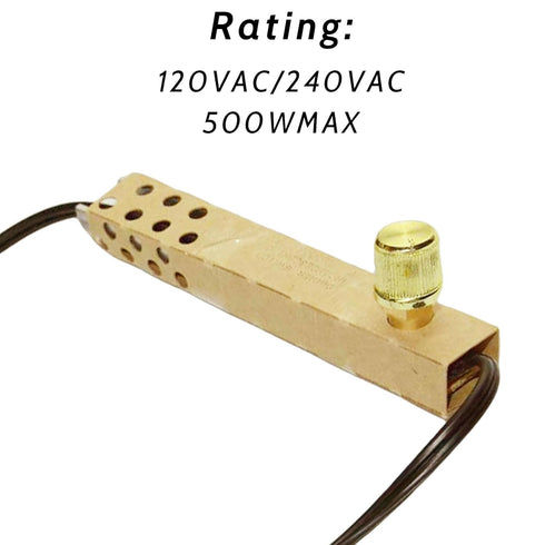Txelegant Dimmer ZE-02B Dimmer 120VAC/240VAC 500W Separate Floor Lamp Rotary Switch Rotary Lamp Light Switch MAX Repair