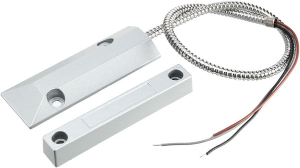 uxcell Rolling Door Contact Magnetic Reed Switch Alarm with 3 Wires for N.O./N.C. Applications OC-55