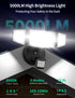 50W 5000LM 6500K IP65 iMaihom Motion Sensor Outdoor Lights, Hardwired Motion Sensor Flood Light, Dusk to Dawn Outdoor