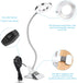 Adjustable LED Magnifier with Clamp Lamp, Rechargeable Magnifying Lamp