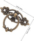 6pcs Cabilock Vintage Zinc Alloy Bail Drawer Pull Handles for Dresser Nightstand Cabinet Hardware, Antique Bronze