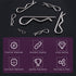 Swpeet 110Pcs R Shape Clips Assortment Kit, 304 Stainless Steel Cotter Pin Hair Pin Hitch Pin Fasteners, Multiple Sizes