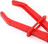Swpeet 3Pcs Red Line Clamps Flexible Hose Clamps Pliers Kit, Hose Pinch Off Pliers Set for Brake Hoses, Fuel Hoses,