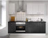 Black Wallpaper Wood Peel and Stick Wallpaper, Self Adhesive Film for Countertop Furniture, Kitchen Wall Waterproof