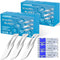 Surgical Grade Blades #10 100pcs Sterile Scalpel Blades Individually Wrapped, with Storage