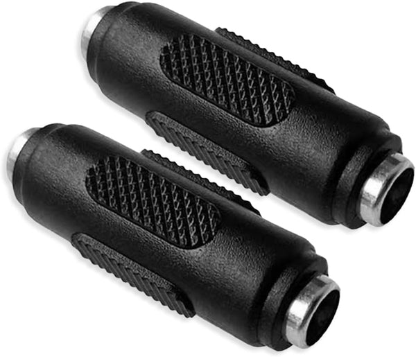 DUSCOKE 2PCS DC Power Connector Adapter - 12V 5.5mm x 2.1mm Female to