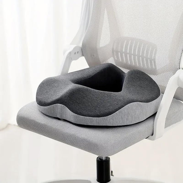 Charm Bird Sciatica Ergonomic Seat Cushion -Large Memory Foam Office Chair Cushion Seat Pad