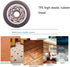 HUIXIHU 1 Inch Set 4, Small Side Mount Casters of L-Shaped Plate Low Profile Swivel Caster Wheels, Non-Marks Silent