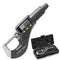 REXBETI Digital Micrometer, Professional Thickness Gauge 0.00005"/0.001 mm, Protective Case with Extra Battery