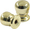 Biaungdo 2 Pcs Ball Lamp Finial Cap Knob, Gold Lamp Shade Screw Cap