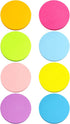 Round Sticky Notes 8 Color Bright Colorful Sticky Pad 75 Sheets/Pad Self-Sticky Note Pads