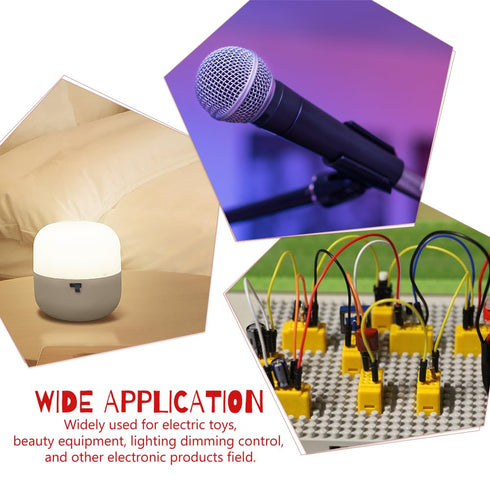 WMYCONGCONG 100 PCS 0.5A 50V DC 3 Pin On/Off Slide Switch - Micro Miniature Panel Mount