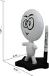 Office Gifts - Dry Erase Board, Ceramic Whiteboard Doll - TITTO Star for Home & Office Decor Design