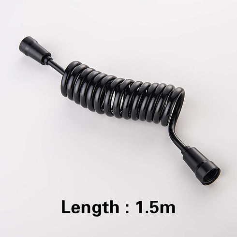 ZLOCYIVHE Set Handheld Bidet Sprayer for Toilet, Black Portable Cloth Diaper Sprayer Brass Bathroom Bidet Sprayer Kit