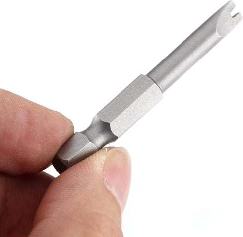 U Shaped Screwdriver Bit Set, 5 Pcs S2 Alloy Steel 50mm Length, 1/4" Hex Shank