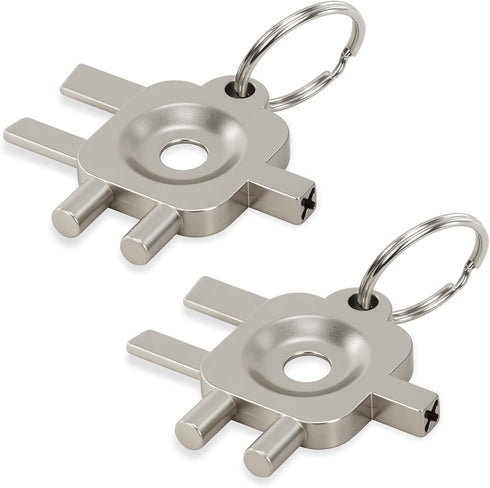 Zayin 3-in-1 Zinc Alloy Dispenser Key Replacement Compatible with Cintas and Sanis Paper