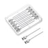 12pcs 17Gauge Stainless Steel Dispensing Needles, 1 1/2" Blunt Tips Luer Lock for Glue, Ink, Thick Liquids, Lab Use