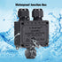 Junction Box Outdoor Waterproof Electrical Box, 3 Way Plug Line Plastic External Box for Landscape Lighting