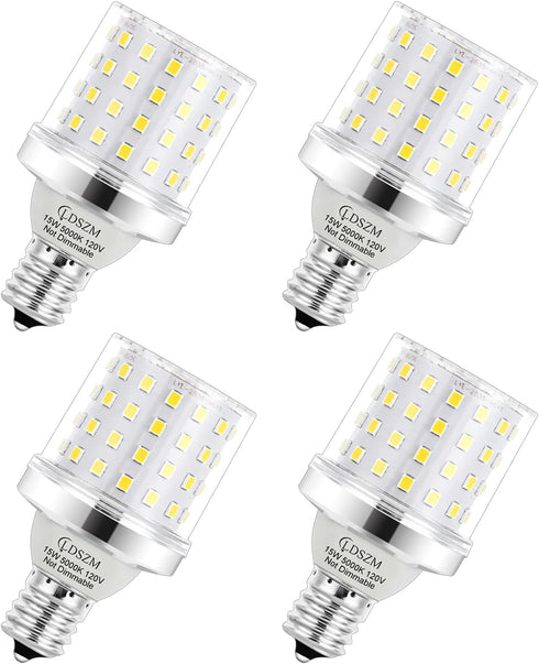 E17 Super Bright LED Bulb,15W Intermediate E17 Base LED G14 Bulbs,120 Watt