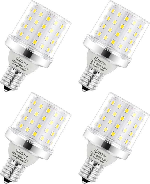 E17 Super Bright LED Bulb,15W Intermediate E17 Base LED G14 Bulbs,120 Watt
