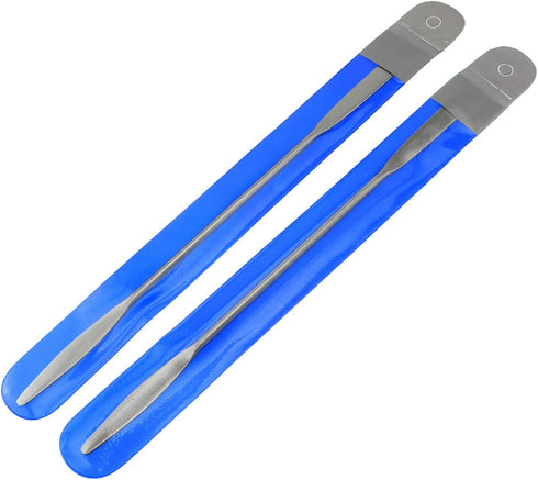 Maxmoral Stainless Steel Mini Double-Ended Spatula, Semi-Micro Shovel, Tapered Arrow End, 50 mm X 9 mm