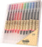 Premium Gel Ink Fine Point Pens, 0.5mm Ballpoint Pen for Japanese Office School Stationery Supply (12 Packs)