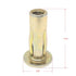 Metal Magery Steel PRE-BULBED Shank Threaded Insert Multi Grip Rivet Nut 5/16-18 X .020-.280 Grip Range Gold Zinc Finish (Pack of 25)