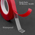 EBANKU 2 Packs Double Sided Mounting Tape, Reusable Heavy Duty Strong Sticky for Home, Wall, Office Decor (32.8FT/10M)
