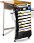 Wnvivi Desk Side Hanging Book Bag,Large Capacity Oxford Cloth Book Storage Bag