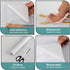 Arthome White Contact Paper, 17"x120" Peel and Stick Matte Wallpaper for Countertop, Cabinet, and Furniture Renovation