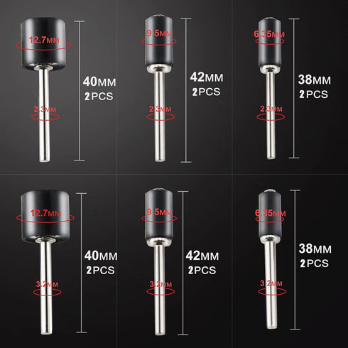 239pcs Sanding Drums Set, Rotary Tool Sanding Bits for Dremel Drill Woodworking 80grit, 240grit, 600grit