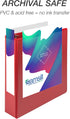 Samsill Durable 3 Inch Binder, Red, Made in the USA, D Ring Binder, Holds 625 Pages