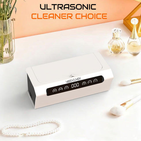 VISOCUVEX 45KHz 4 16.9oz Ultrasonic Jewelry Cleaner, Ultrasonic Cleaner Machine with Cleaning Modes, Capacity, Digital