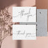 Pack 100, 4x6 Inch Thank You Cards with Envelopes & Matching Stickers, Bulk of Minimalistic Design - Suitable