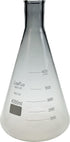 4000ML 1GAL Borosilicate Glass Erlenmeyer Flask, Pack of 1