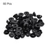 MECCANIXITY M5 Cone Cup Washers, Anodized Aluminum Gaskets for RC/FPV/PC/Drone Accessories, Pack of 60 (Black)