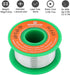 Lead Free Solder Wire Rosin Core, 1.0mm 100g, Electronic Solder Wire Alloy Sn99 Ag0.3 Cu0.7