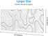 White Mouse Pad Extended Gaming Mouse Pad for Desk 31.5 x 11.8 Inch Black and White Mousepad Topographic Mouse Pad with Anti-Slip Rubber Base for Home Office by Brecoy