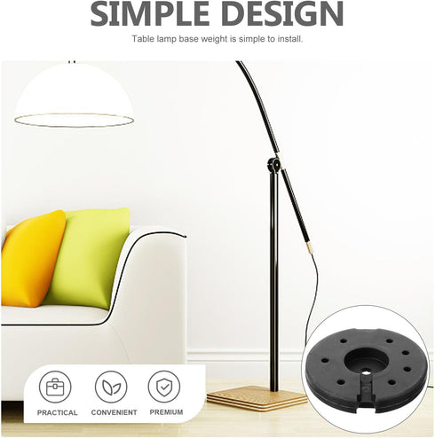 Counterweight Housoutil Firm Sturdy Base Weight Lamp Base for Floor Table Lamps Easy Installation